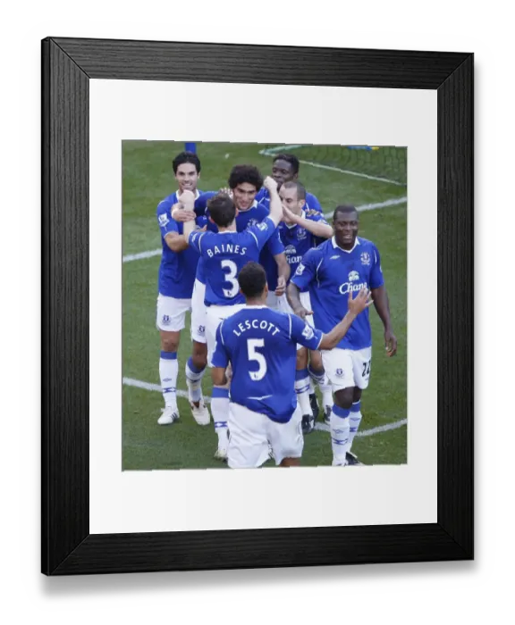 Framed Print : Marouane Fellaini's Brace: Everton's 2-0 Victory Over Newcastle United (08 / 09) Framed Print : Marouane Fellaini's Brace: Everton's 2-0 Victory Over Newcastle United (08 / 09)