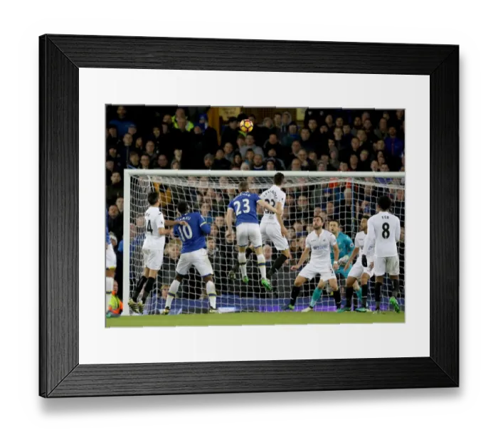Framed Print : Premier League - Everton v Swansea City - Goodison Park Framed Print : Premier League - Everton v Swansea City - Goodison Park