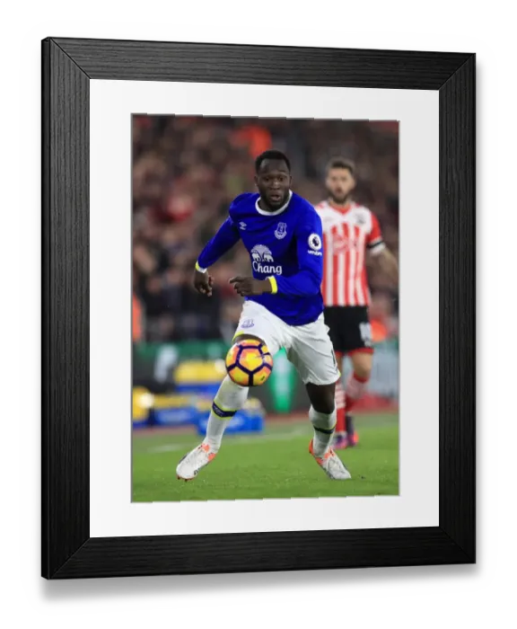 Framed Print : Everton's Lukaku Scores at Southampton's St Marys Stadium - PA Wire Image, Premier League 2016 Framed Print : Everton's Lukaku Scores at Southampton's St Marys Stadium - PA Wire Image, Premier League 2016