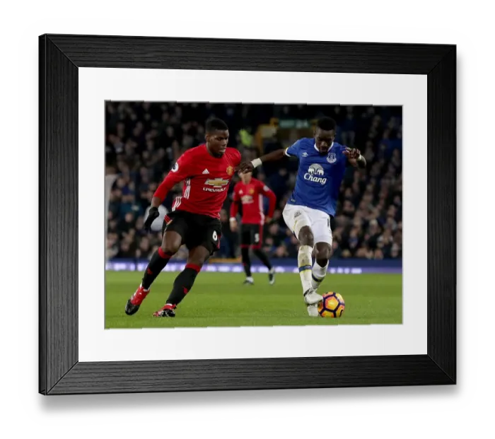 Framed Print : Premier League - Everton v Manchester United - Goodison Park Framed Print : Premier League - Everton v Manchester United - Goodison Park