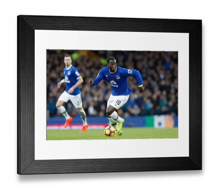 Framed Print : Everton's Lukaku in Action: Premier League Showdown at Goodison Park vs AFC Bournemouth Framed Print : Everton's Lukaku in Action: Premier League Showdown at Goodison Park vs AFC Bournemouth