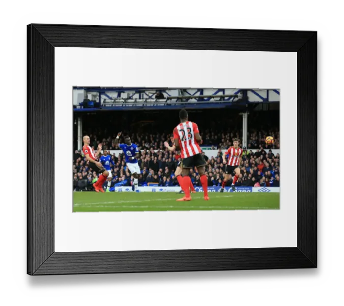 Framed Print : Idrissa Gueye Scores First Everton Goal: Everton 1-0 Sunderland, Premier League (Goodison Park) Framed Print : Idrissa Gueye Scores First Everton Goal: Everton 1-0 Sunderland, Premier League (Goodison Park)