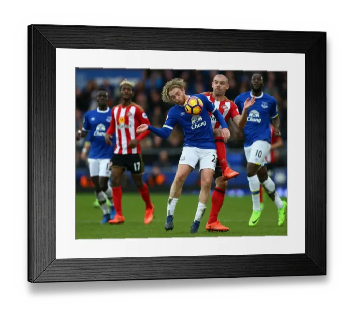 Framed Print : Everton vs Sunderland: A Battle at Goodison Park - Tom Davies vs Darron Gibson Framed Print : Everton vs Sunderland: A Battle at Goodison Park - Tom Davies vs Darron Gibson