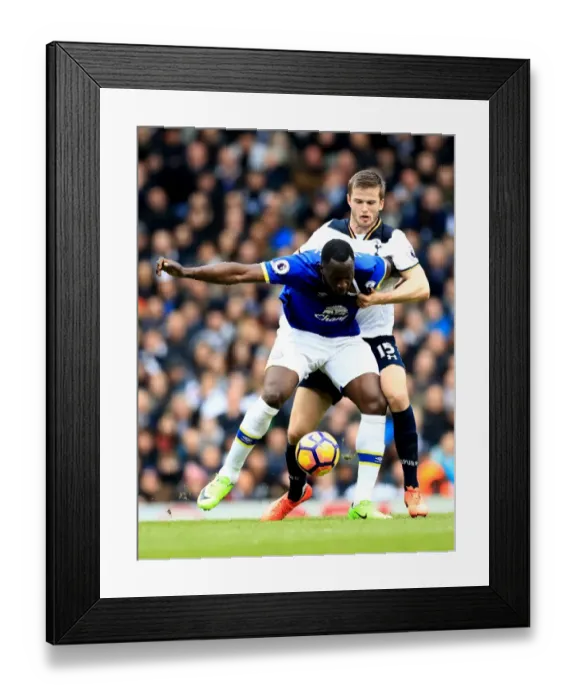 Framed Print : Intense Rivalry: Lukaku vs. Dier - Tottenham Hotspur vs. Everton, Premier League Framed Print : Intense Rivalry: Lukaku vs. Dier - Tottenham Hotspur vs. Everton, Premier League