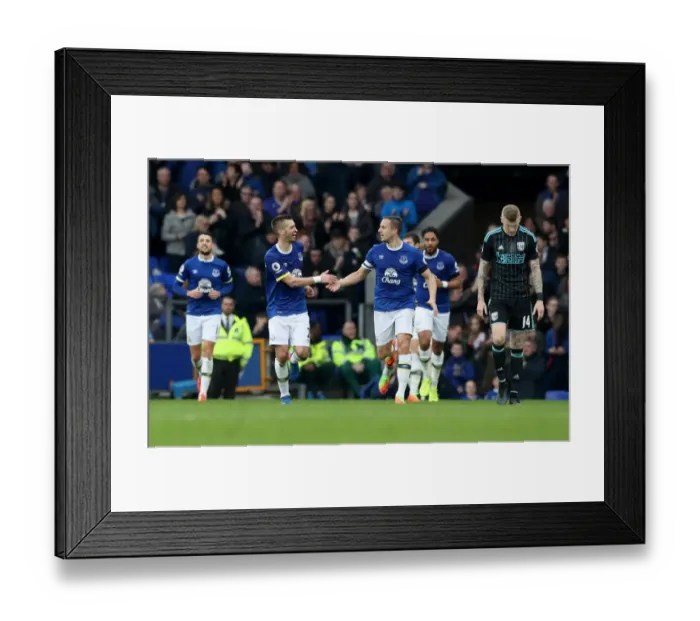 Framed Print : Morgan Schneiderlin's Double: Everton's Victory Over West Bromwich Albion in the Premier League Framed Print : Morgan Schneiderlin's Double: Everton's Victory Over West Bromwich Albion in the Premier League
