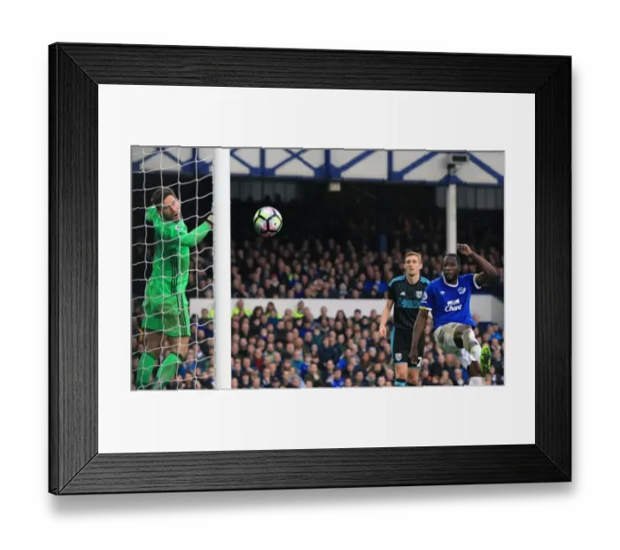 Framed Print : Romelu Lukaku Scores Third: Everton's Dominance Over West Bromwich Albion in Premier League Framed Print : Romelu Lukaku Scores Third: Everton's Dominance Over West Bromwich Albion in Premier League