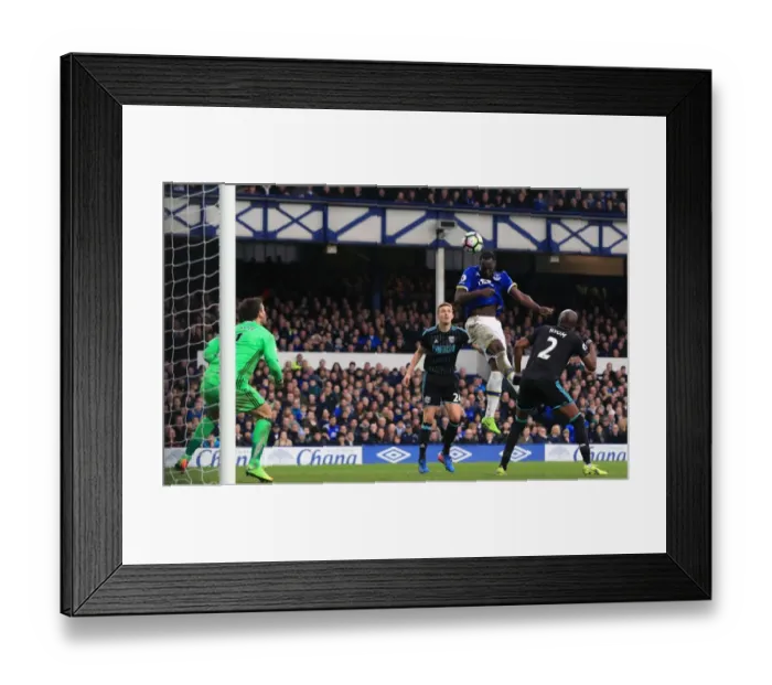 Framed Print : Romelu Lukaku Scores Third Goal: Everton vs. West Bromwich Albion at Goodison Park Framed Print : Romelu Lukaku Scores Third Goal: Everton vs. West Bromwich Albion at Goodison Park