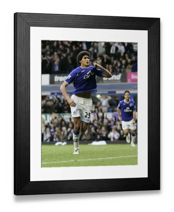 Framed Print : Football - Everton v Manchester United - Barclays Premier Framed Print : Football - Everton v Manchester United - Barclays Premier