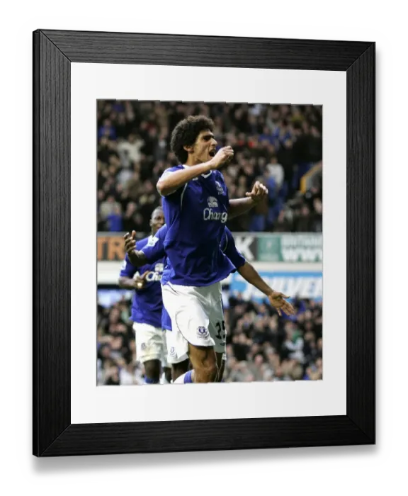 Framed Print : Marouane Fellaini Scores First Everton Goal: Everton vs Manchester United, Barclays Premier League, Goodison Park, 25 / 10 / 08 Framed Print : Marouane Fellaini Scores First Everton Goal: Everton vs Manchester United, Barclays Premier League, Goodison Park, 25 / 10 / 08