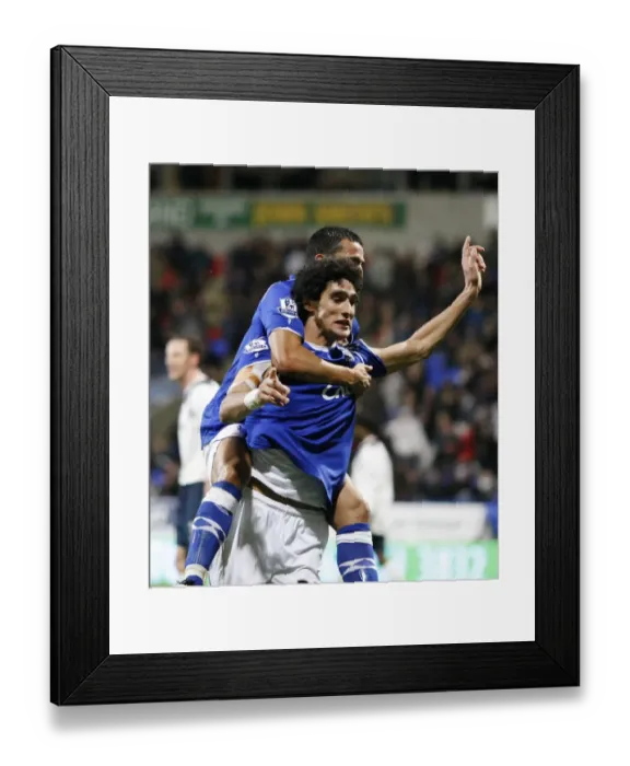 Framed Print : Marouane Fellaini Scores First Goal for Everton: Bolton Wanderers vs. Everton, Barclays Premier League, Reebok Stadium (2008) Framed Print : Marouane Fellaini Scores First Goal for Everton: Bolton Wanderers vs. Everton, Barclays Premier League, Reebok Stadium (2008)