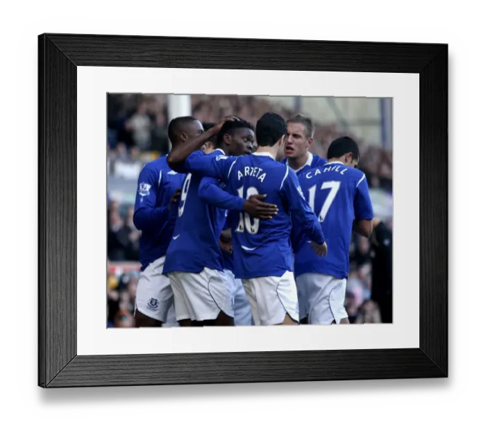 Framed Print : Football - Everton v Fulham - Barclays Premier League