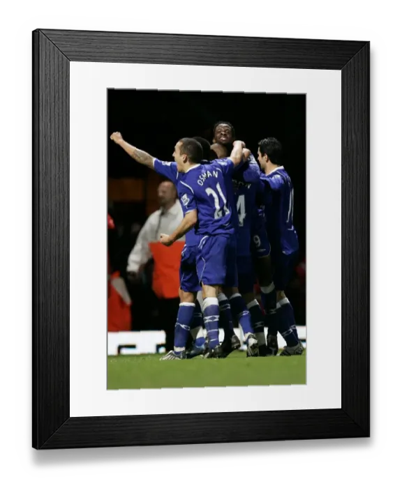 Framed Print : Louis Saha's Hat-Trick: Everton's Thrilling 3-1 Victory over West Ham United in the Barclays Premier League (08 / 11 / 08) Framed Print : Louis Saha's Hat-Trick: Everton's Thrilling 3-1 Victory over West Ham United in the Barclays Premier League (08 / 11 / 08)