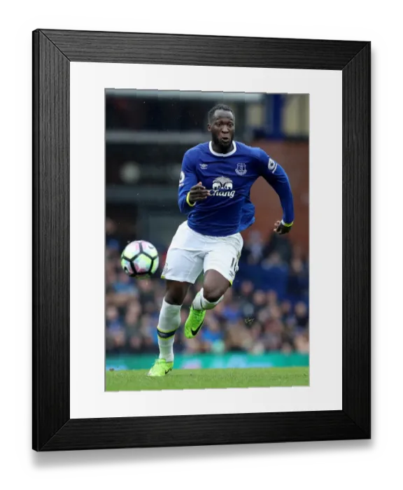 Framed Print : Everton's Romelu Lukaku in Action against Hull City at Goodison Park, Premier League 2017 - PA Wire Image Framed Print : Everton's Romelu Lukaku in Action against Hull City at Goodison Park, Premier League 2017 - PA Wire Image