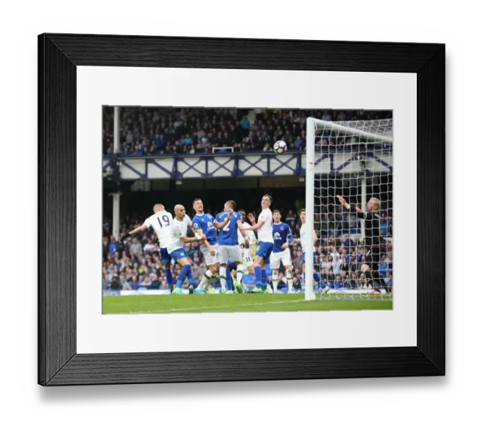 Framed Print : Phil Jagielka Scores Everton's Third Goal vs Leicester City (Premier League 2016-17, Everton v Leicester City, Goodison Park) Framed Print : Phil Jagielka Scores Everton's Third Goal vs Leicester City (Premier League 2016-17, Everton v Leicester City, Goodison Park)
