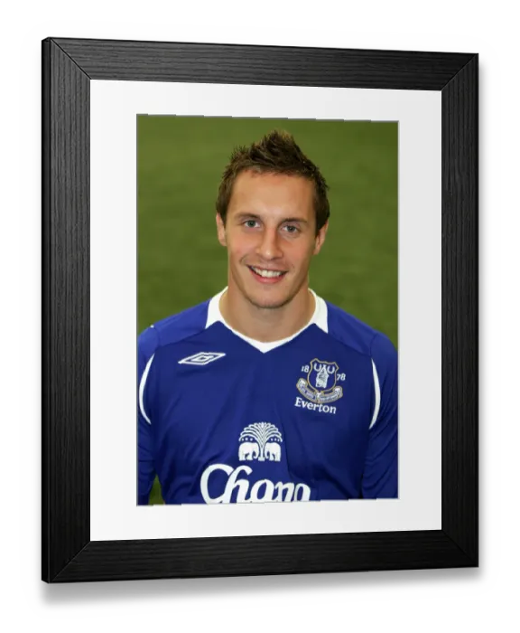 Framed Print : Everton Football Club 2008-09 Team Photocall: Jagielka's Portrait Framed Print : Everton Football Club 2008-09 Team Photocall: Jagielka's Portrait