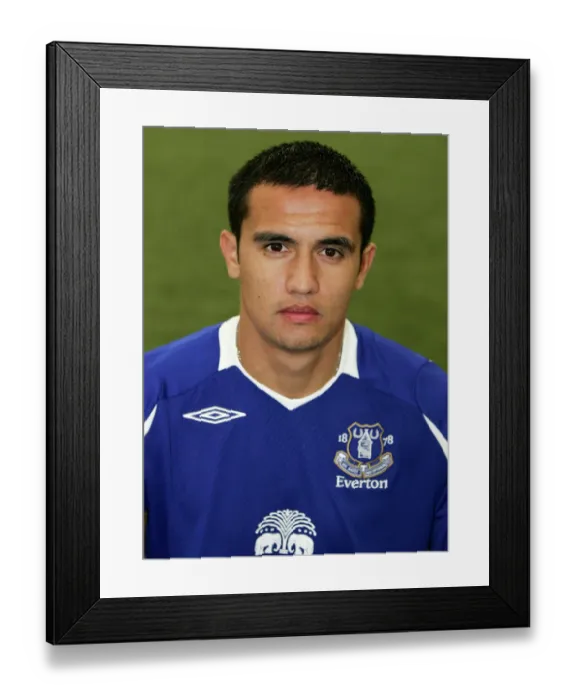 Framed Print : Everton FC 2008-09 Team Photo: Andy Van der Meyde at Goodison Park Framed Print : Everton FC 2008-09 Team Photo: Andy Van der Meyde at Goodison Park