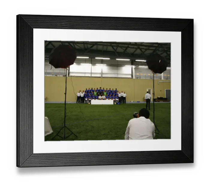 Framed Print : Everton Football Club 2008 / 09 Photocall at Goodison Park Framed Print : Everton Football Club 2008 / 09 Photocall at Goodison Park