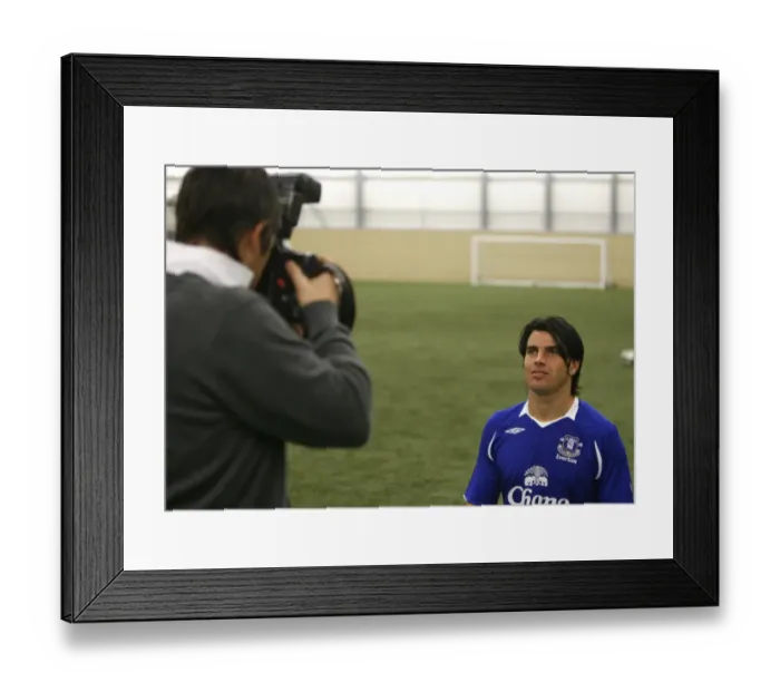Framed Print : Football - Everton Photocall 2008 / 09 - Goodison Park - 08 / 09 Framed Print : Football - Everton Photocall 2008 / 09 - Goodison Park - 08 / 09