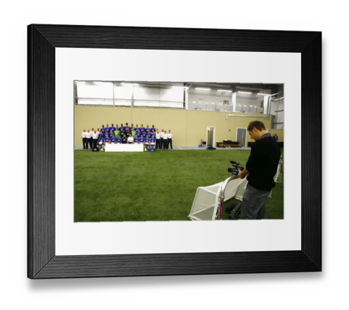 Framed Print : Everton Football Club 2008 / 09 Photocall at Goodison Park Framed Print : Everton Football Club 2008 / 09 Photocall at Goodison Park