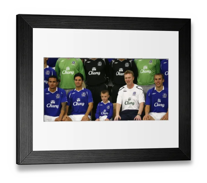 Framed Print : Everton Football Club 2008 / 09 Photocall at Goodison Park Framed Print : Everton Football Club 2008 / 09 Photocall at Goodison Park
