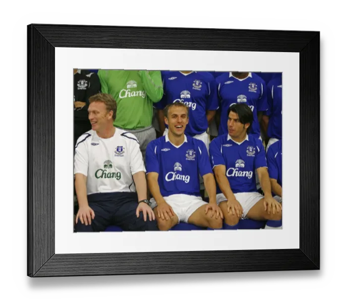 Framed Print : Everton Football Club 2008 / 09 Photocall at Goodison Park Framed Print : Everton Football Club 2008 / 09 Photocall at Goodison Park
