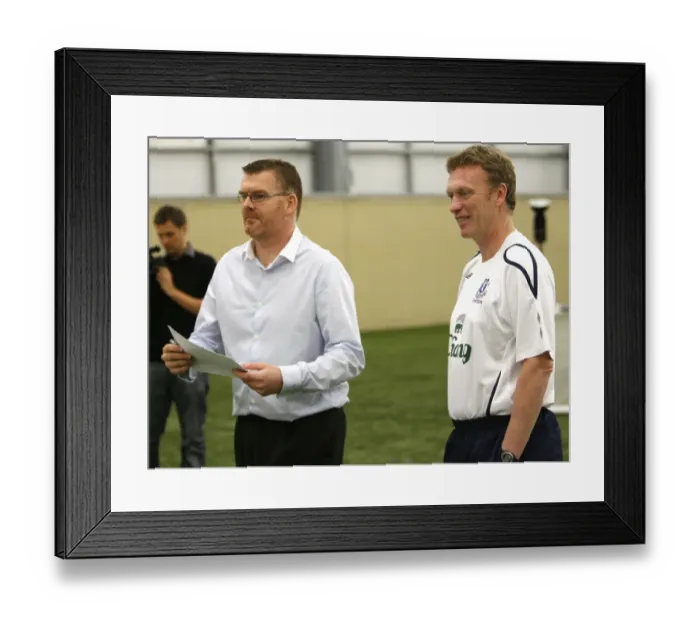 Framed Print : Everton FC 2008 / 09 Photocall: David Moyes at Goodison Park Framed Print : Everton FC 2008 / 09 Photocall: David Moyes at Goodison Park