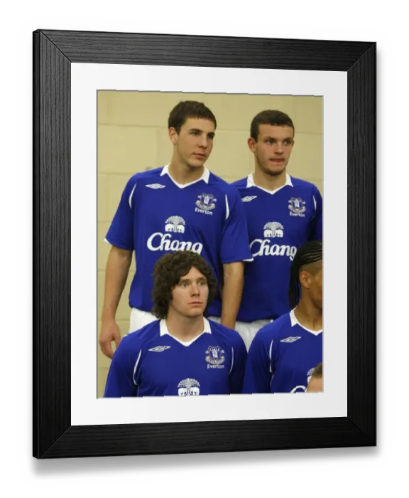 Framed Print : Everton Football Club 2008 / 09 Photocall at Goodison Park Framed Print : Everton Football Club 2008 / 09 Photocall at Goodison Park