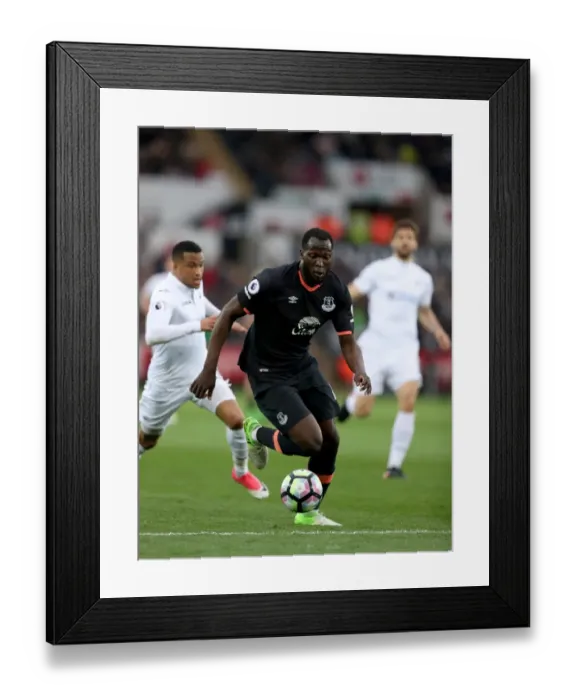 Framed Print : Everton's Romelu Lukaku in Action against Swansea City at Liberty Stadium - Premier League 2016-17 Framed Print : Everton's Romelu Lukaku in Action against Swansea City at Liberty Stadium - Premier League 2016-17