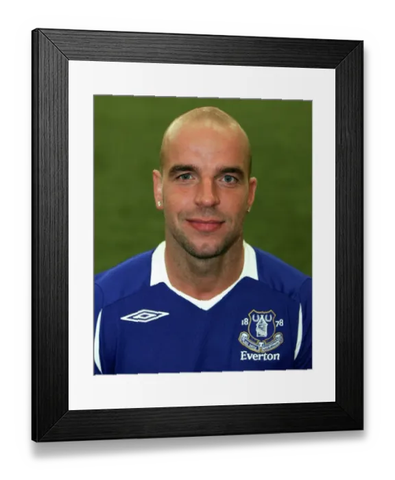 Framed Print : Football - Everton Photocall 2008 / 09 - Goodison Park - 08 / 09 Framed Print : Football - Everton Photocall 2008 / 09 - Goodison Park - 08 / 09