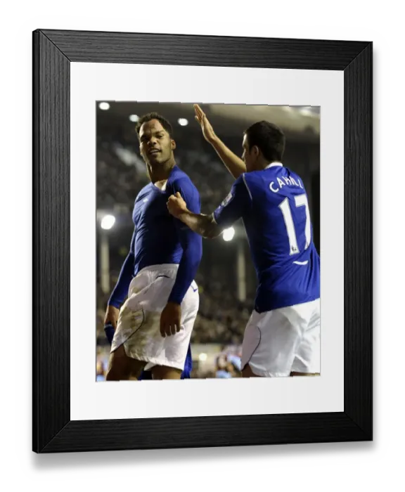 Framed Print : Football - Everton v Aston Villa Barclays Premier League Framed Print : Football - Everton v Aston Villa Barclays Premier League