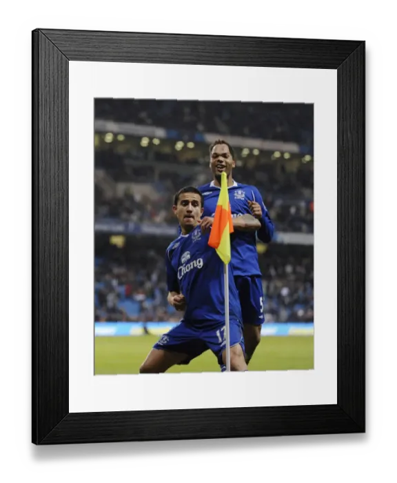 Framed Print : Tim Cahill's Epic Goal: Manchester City vs. Everton, Barclays Premier League (December 13, 2008) Framed Print : Tim Cahill's Epic Goal: Manchester City vs. Everton, Barclays Premier League (December 13, 2008)