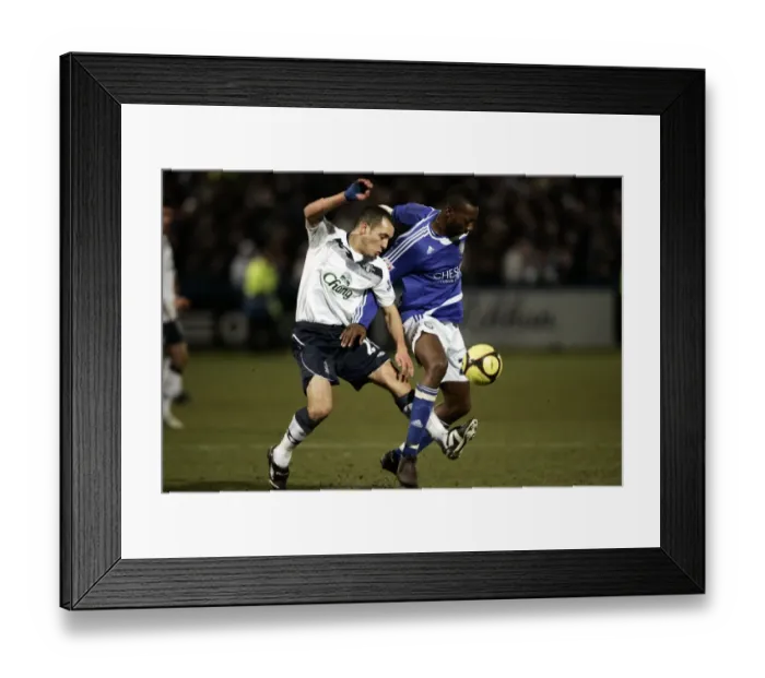 Framed Print : Osman's FA Cup Glory: Everton's Triumph over Macclesfield Town (03 / 01 / 09) - Leon Osman vs. Nathaniel Brown Framed Print : Osman's FA Cup Glory: Everton's Triumph over Macclesfield Town (03 / 01 / 09) - Leon Osman vs. Nathaniel Brown