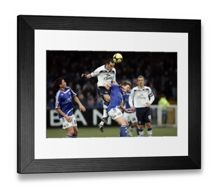 Framed Print : Football - Macclesfield Town v Everton - FA Cup Third Framed Print : Football - Macclesfield Town v Everton - FA Cup Third