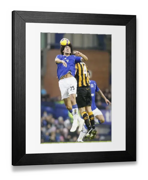 Framed Print : Fellaini vs Ashbee: A Battle of Midfielders in Everton vs Hull City (January 10, 2009) - Barclays Premier League Framed Print : Fellaini vs Ashbee: A Battle of Midfielders in Everton vs Hull City (January 10, 2009) - Barclays Premier League