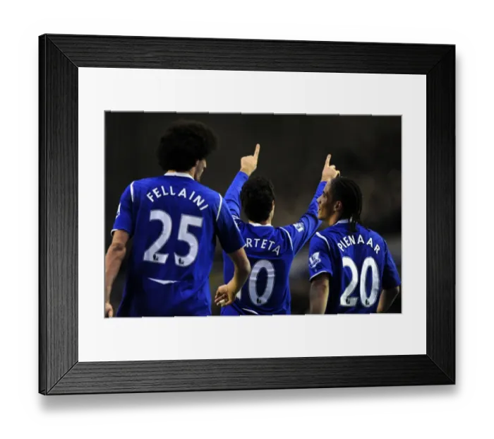 Framed Print : Mikel Arteta's 2-0 Stunner: Everton FC vs Hull City, Barclays Premier League, Goodison Park, 2009 Framed Print : Mikel Arteta's 2-0 Stunner: Everton FC vs Hull City, Barclays Premier League, Goodison Park, 2009