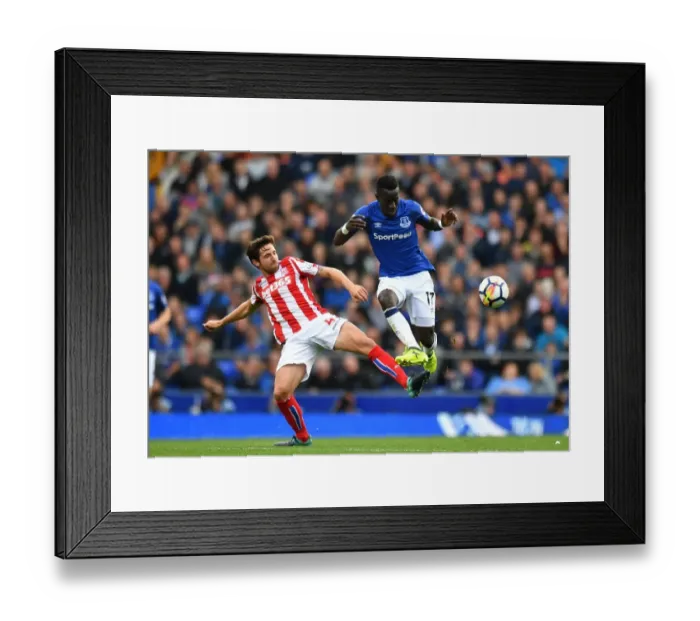 Framed Print : Intense Rivalry: Gueye vs. Allen - Everton vs. Stoke City at Goodison Park Framed Print : Intense Rivalry: Gueye vs. Allen - Everton vs. Stoke City at Goodison Park