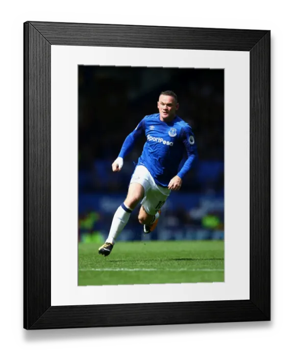 Framed Print : Rooney Leads Everton at Goodison Park against Stoke City - Premier League Framed Print : Rooney Leads Everton at Goodison Park against Stoke City - Premier League