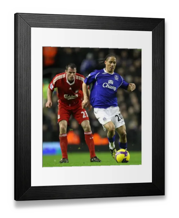 Framed Print : The Epic Clash: Liverpool vs. Everton - Season 08-09
