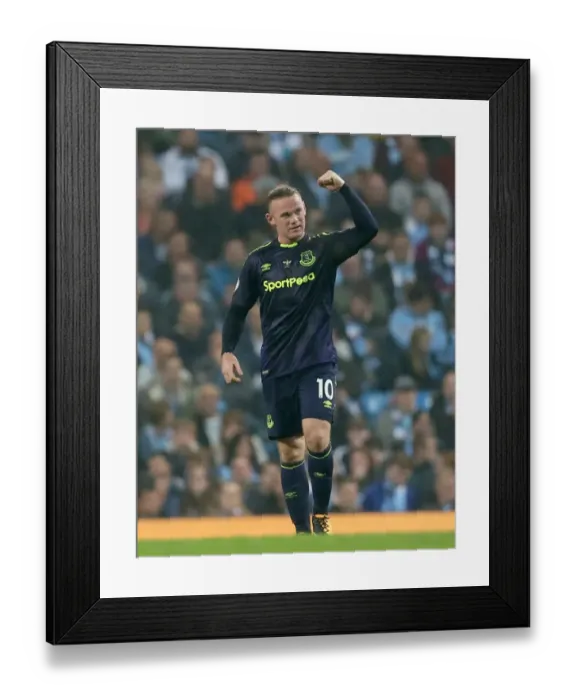Framed Print : Wayne Rooney Scores His 200th Premier League Goal: Manchester City vs. Everton (2017-18, Etihad Stadium) Framed Print : Wayne Rooney Scores His 200th Premier League Goal: Manchester City vs. Everton (2017-18, Etihad Stadium)