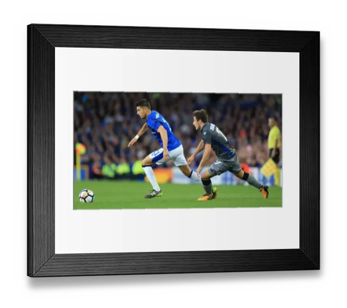 Framed Print : Everton vs Hajduk Split: Europa League Play-Off Clash - Mirallas vs Juranovic Battle at Goodison Park (Season 2017-18) Framed Print : Everton vs Hajduk Split: Europa League Play-Off Clash - Mirallas vs Juranovic Battle at Goodison Park (Season 2017-18)
