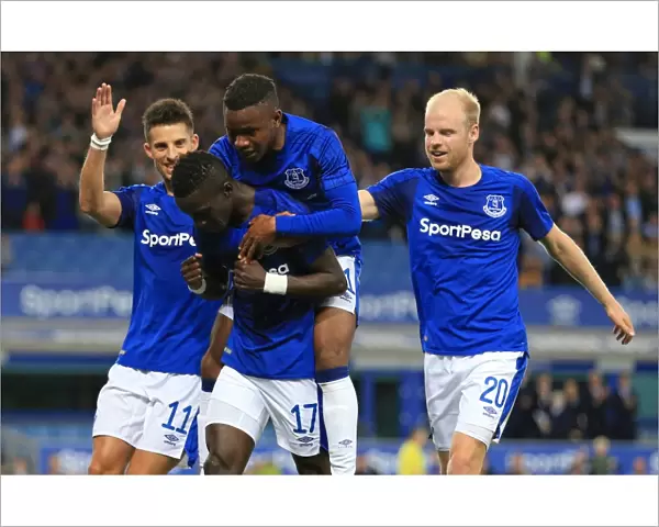 Idrissa Gueye Scores Everton's Second Goal in Europa League Play-Off Clash Against Hajduk Split (UEFA Europa League - Everton v Hajduk Split)