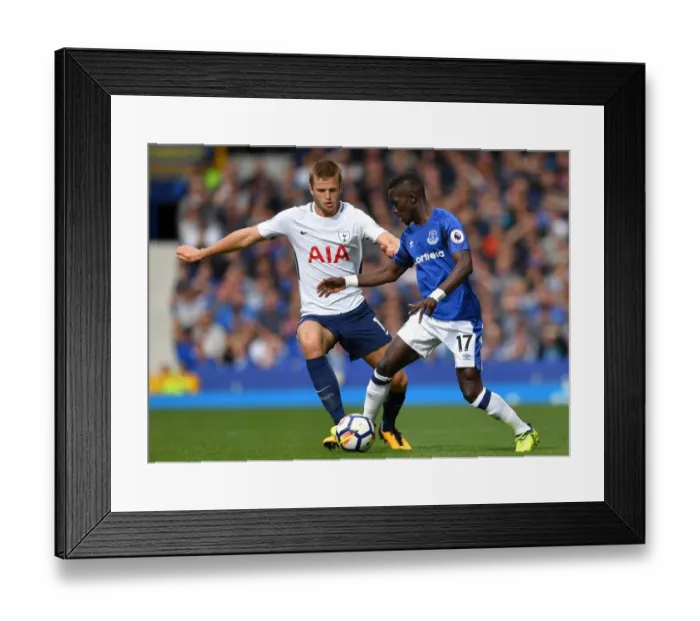 Framed Print : Everton vs. Tottenham Hotspur: A Battle for Supremacy - Idrissa Gueye vs. Eric Dier (Premier League, 2017-18) Framed Print : Everton vs. Tottenham Hotspur: A Battle for Supremacy - Idrissa Gueye vs. Eric Dier (Premier League, 2017-18)