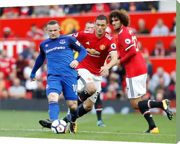 Rooney vs Matic: Premier League Clash at Old Trafford - Manchester United vs Everton (Season 2017-18)