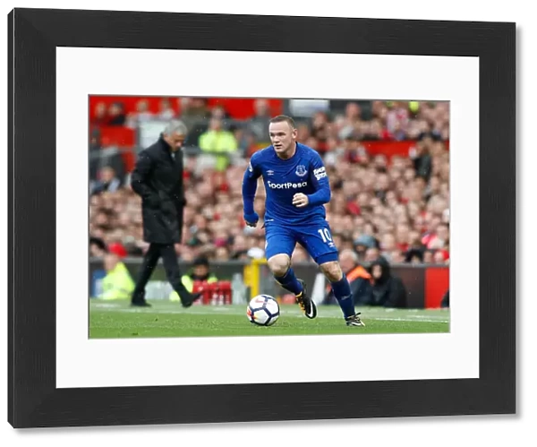 Manchester United vs. Everton: Wayne Rooney at Old Trafford during the Premier League Match