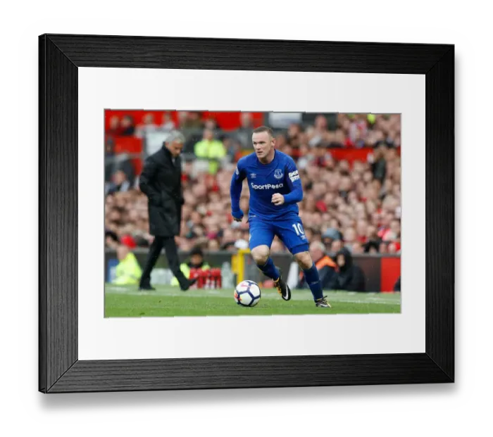 Framed Print : Manchester United vs. Everton: Wayne Rooney at Old Trafford during the Premier League Match Framed Print : Manchester United vs. Everton: Wayne Rooney at Old Trafford during the Premier League Match