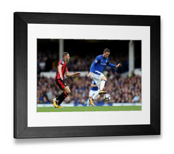 Framed Print : Intense Rivalry: Sigurdsson vs. Gosling at Goodison Park - Everton vs. AFC Bournemouth, Premier League Framed Print : Intense Rivalry: Sigurdsson vs. Gosling at Goodison Park - Everton vs. AFC Bournemouth, Premier League