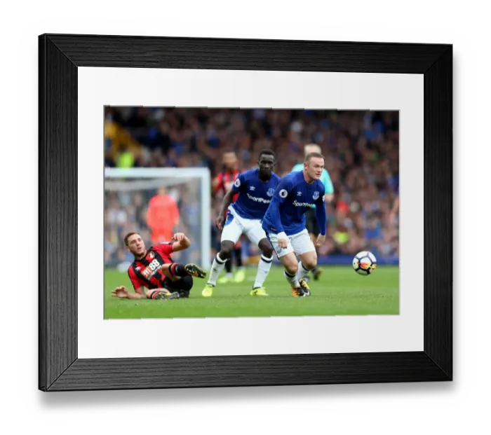 Framed Print : Wayne Rooney in Action: Everton vs AFC Bournemouth, Premier League at Goodison Park Framed Print : Wayne Rooney in Action: Everton vs AFC Bournemouth, Premier League at Goodison Park