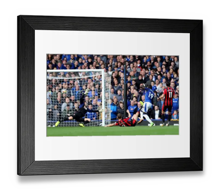 Framed Print : Oumar Niasse Scores First Goal for Everton against AFC Bournemouth at Goodison Park Framed Print : Oumar Niasse Scores First Goal for Everton against AFC Bournemouth at Goodison Park