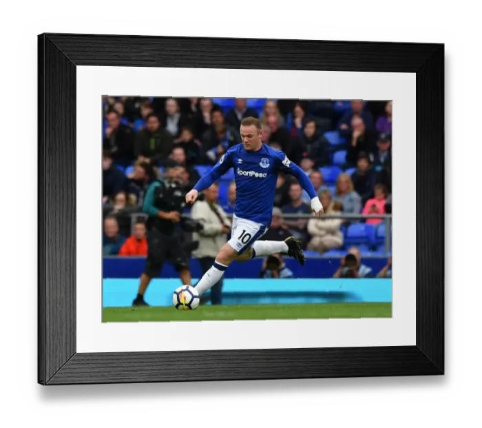 Framed Print : Everton vs Burnley: Wayne Rooney at Goodison Park Framed Print : Everton vs Burnley: Wayne Rooney at Goodison Park