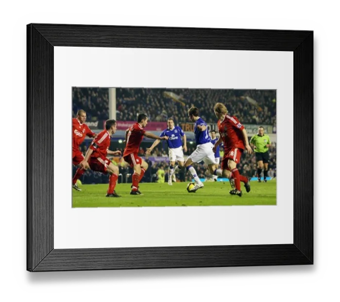 Framed Print : Dan Gosling Scores the Winner Framed Print : Dan Gosling Scores the Winner